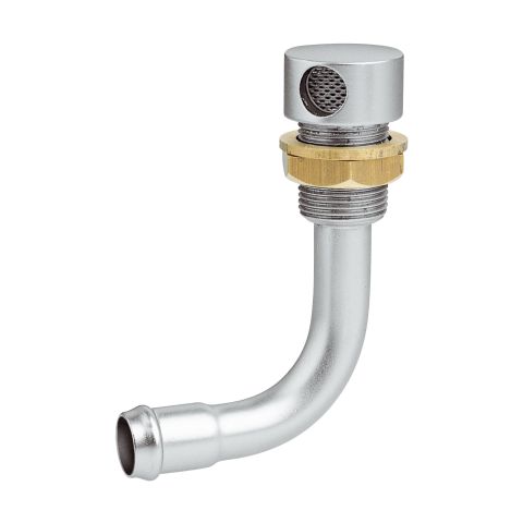 Vinklet krom tankventil 16 mm