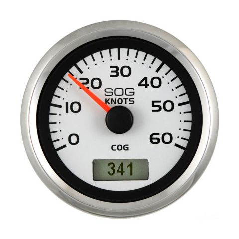 Log GPS 60 knob Argent