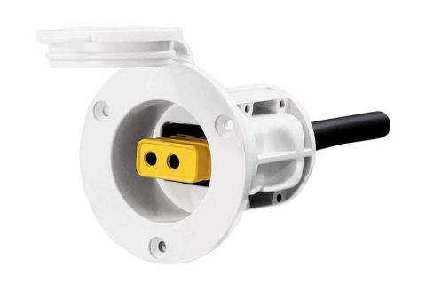 Indbygningshus hvid til eludtag