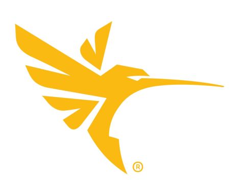 Klistermærke Humminbird fugl 200mm